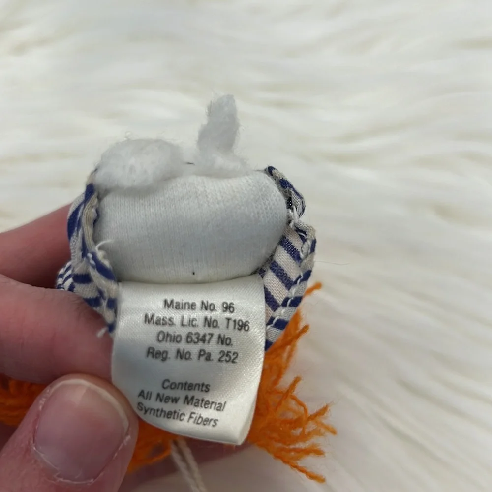 💝 Angel Ornament Orange Hair Blue Striped Dress HALLMARK 💝 $1 when Bundled 💝